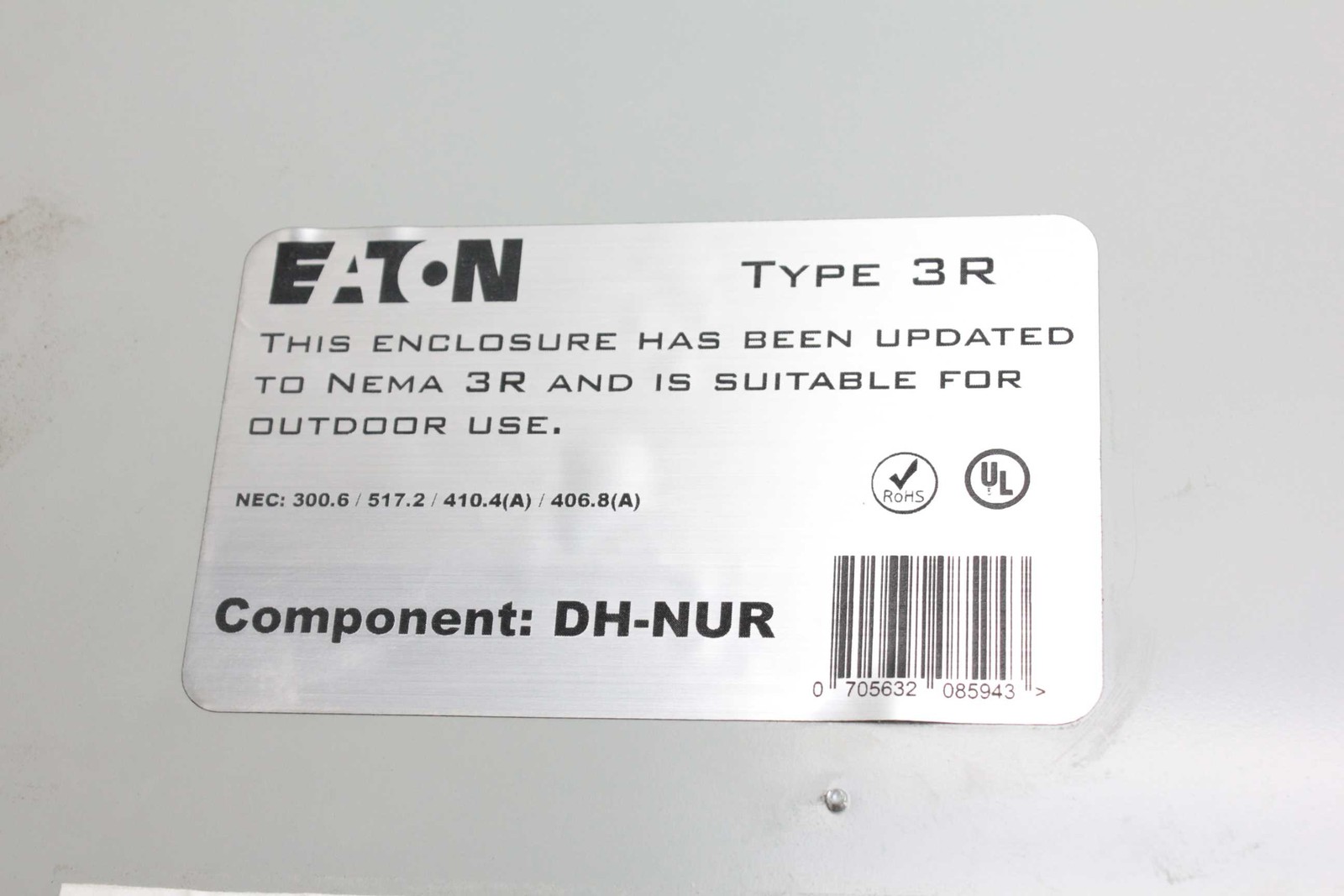 Eaton DH-NUR Heavy Duty Safety Switch / Cutler Hammer 1HD363NF - Used - Image 5