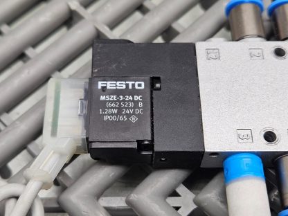 Festo 196925 Solenoid Valve CPE10-M1BH-5J-M7 w/ MSZE-3-24DC Valve Coil - Used - Image 11