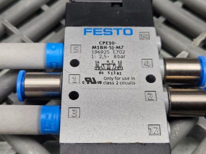 Festo 196925 Solenoid Valve CPE10-M1BH-5J-M7 w/ MSZE-3-24DC Valve Coil - Used - Image 3