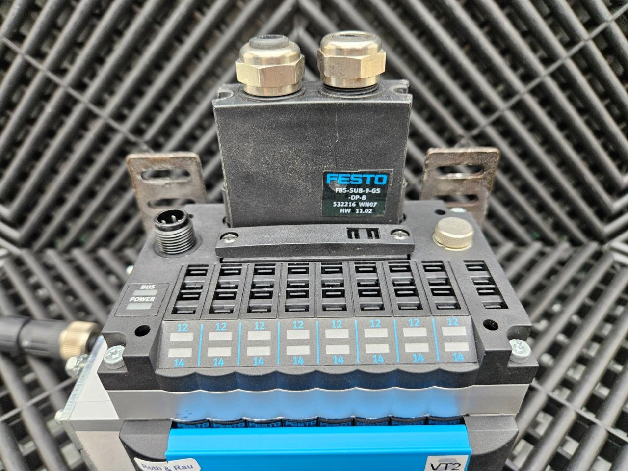 Festo CPV10-GE-DI01-8 Electrical Interface w/ CPV10-VI-18200 Valve Manifold - Used - Image 14