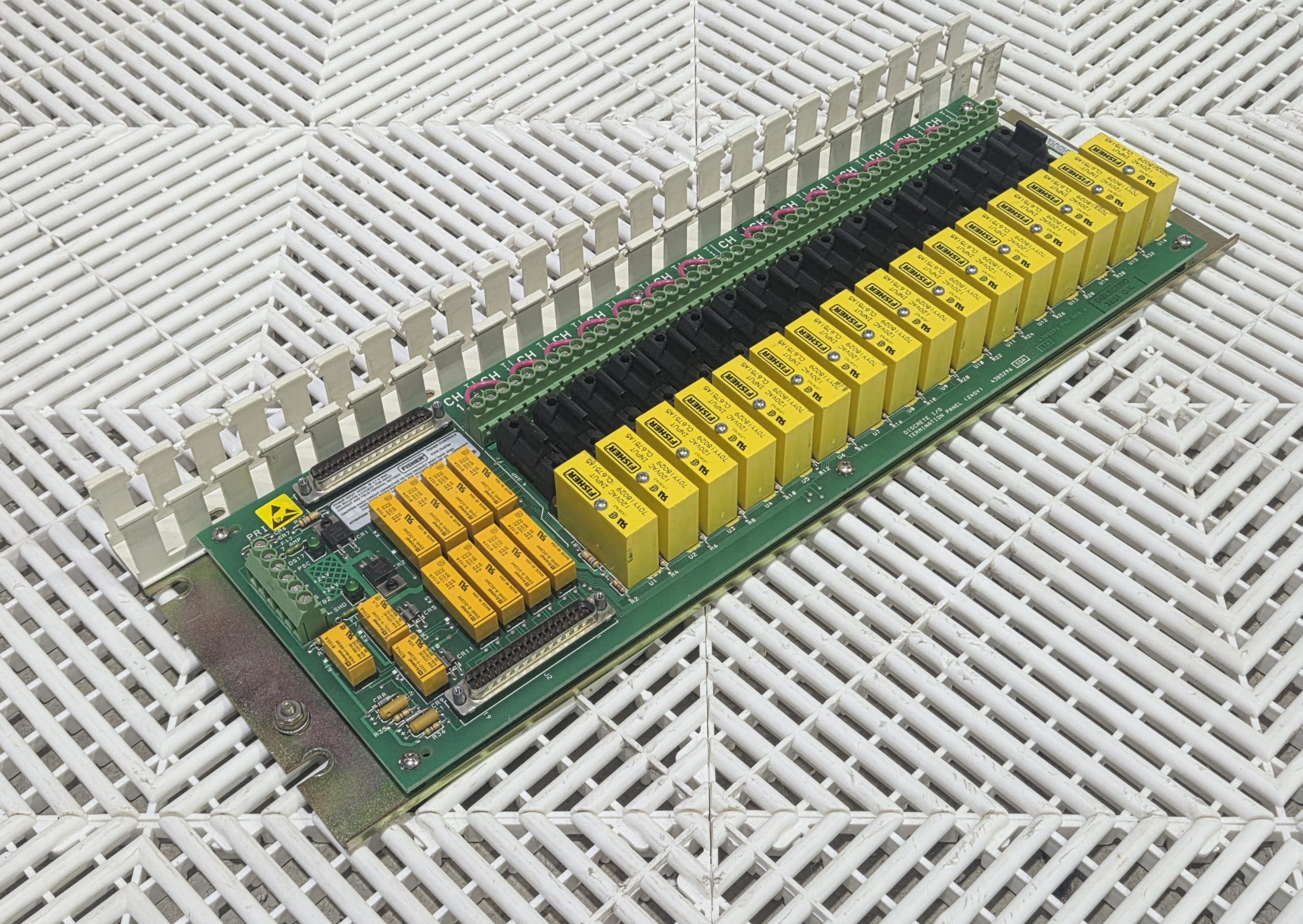 Fisher Controls CL6784 240V Discrete I/O Termination Panel w/ Relays - Used - Image 14