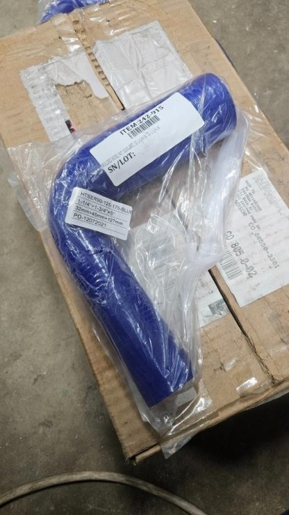 HPS HTSER90-125-175 Blue Silicone High Temperature Elbow 1-1/4" to 1-3/4" - New - Image 4