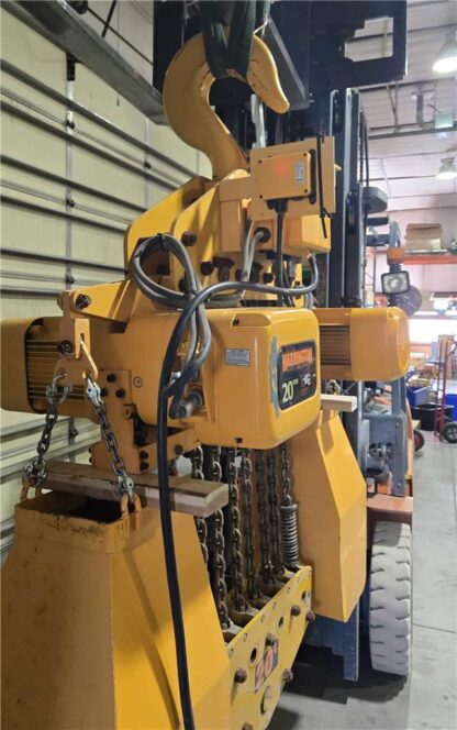 Harrington NER200S-30 Chain Hoist 20 Ton, 5.5 FPM / 30 ft Lift w/ Chain Buckets - Used - Image 19