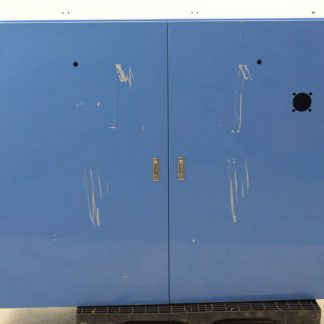 Hitachi Steel Two Door Wide Electrical Enclosure Box 1700mm x 1400mm x 450mm - Used