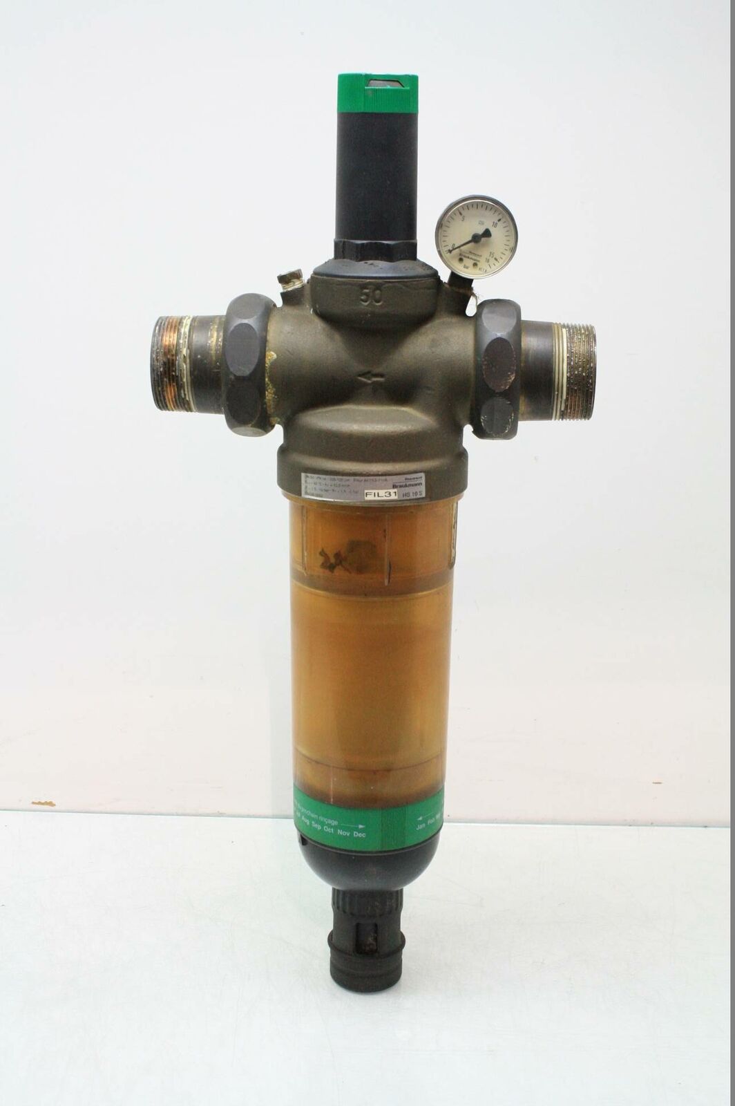 Honeywell Braukmann HS10S Water Filter House 2 NPT, 235 PSI, No Check  Valve - Used - Motion Constrained Surplus