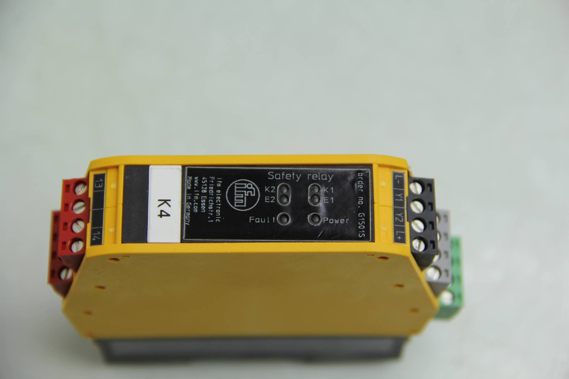 IFM G1501S Dual Channel Industrial Safety Relay Late 2013 Models - Used - Image 14