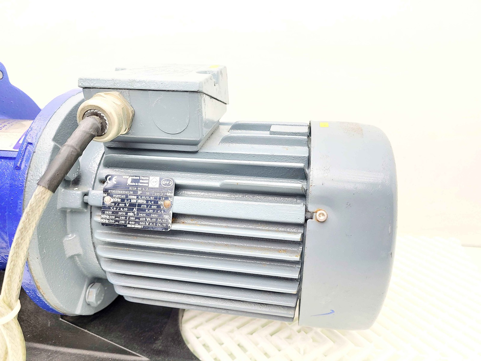 Iwaki MX-403RV5E GFRPP Magnet Drive Pump 2.2kW 230/400V - Used - Image 4