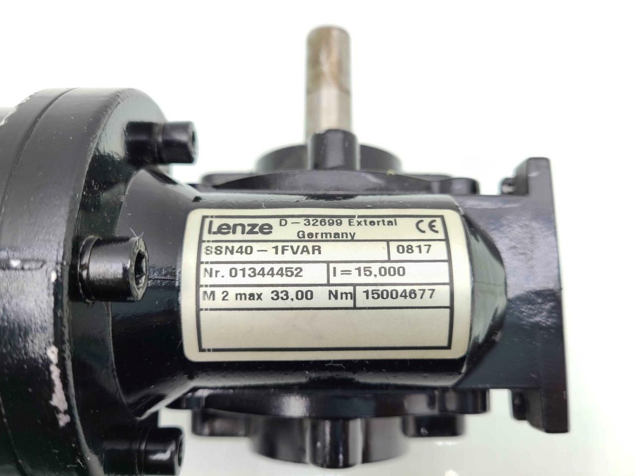 Lenze SSN40-1GVAR-063C22 SSN40-1FVAR i=15 33,00 Nm Getriebemotor 