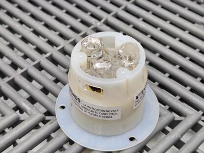 Lot of 2 Hubbell HBL2625, 30A, 250V Twist-Lock INSULGRIP Nylon Flanged Inlet - Used - Image 8