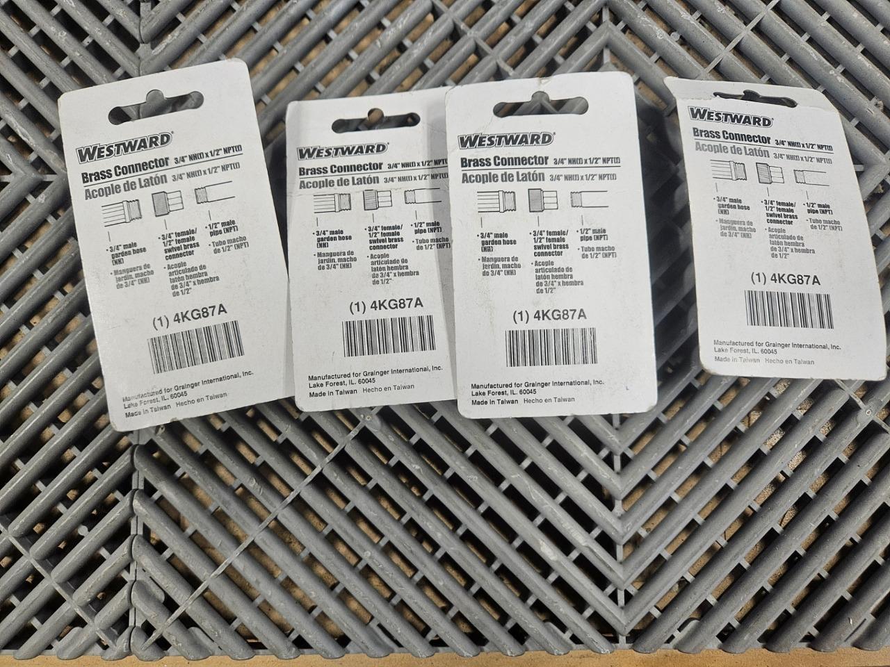 Lot of 4 New Westward 4KG87A 3/4" Male Garden Hose x 1/2" Female NPT - New - Image 14