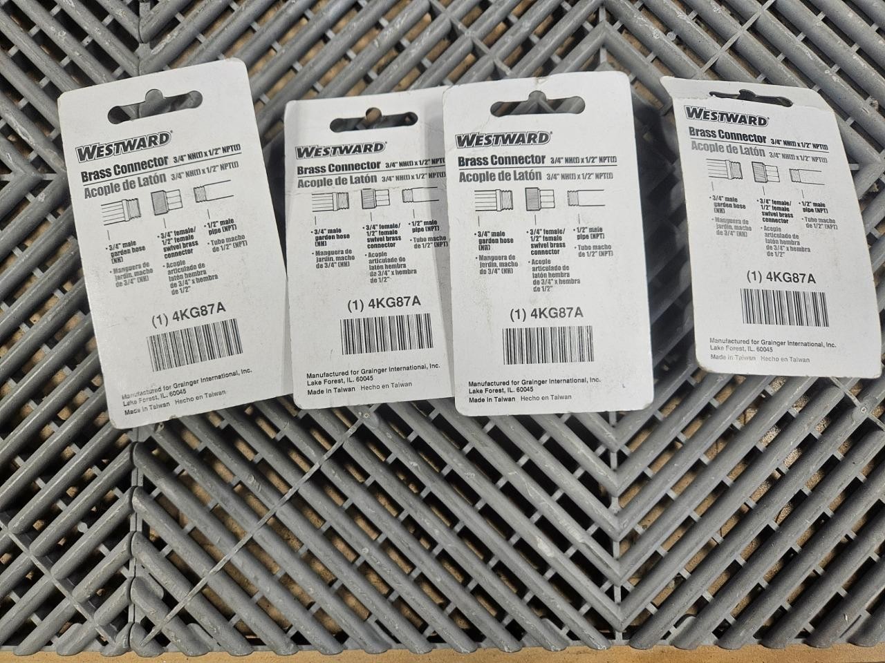 Lot of 4 New Westward 4KG87A 3/4" Male Garden Hose x 1/2" Female NPT - New - Image 7