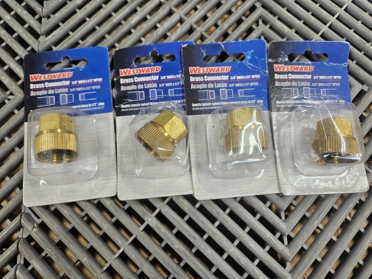 Lot of 4 New Westward 4KG87A 3/4" Male Garden Hose x 1/2" Female NPT - New - Image 9