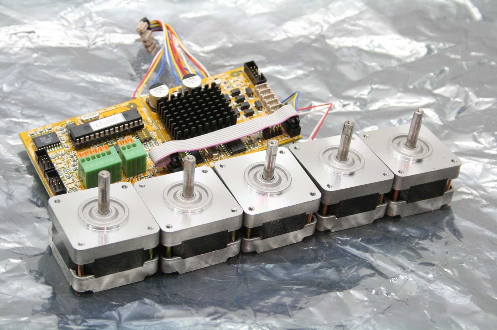 MMI Systems SVR-I-8001-UNICS-R2 Drive Controller 5 Nema 16 Stepper Motors - Used