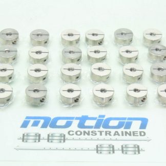 Misumi SSCSNN8 M8 Bore SS304 Clamping Shaft Collar New Lot of 24 - New