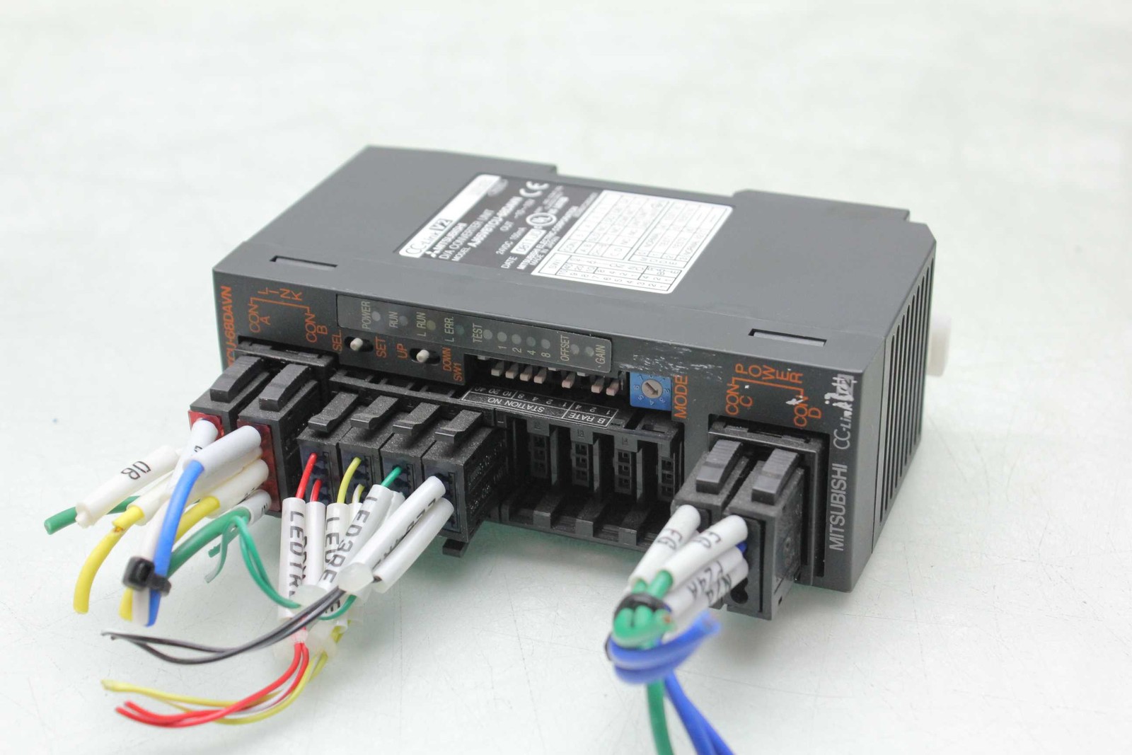 Mitsubishi D/A Converter Unit AJ65VBTCU-68DAVN 24VDC / 150mA - Used