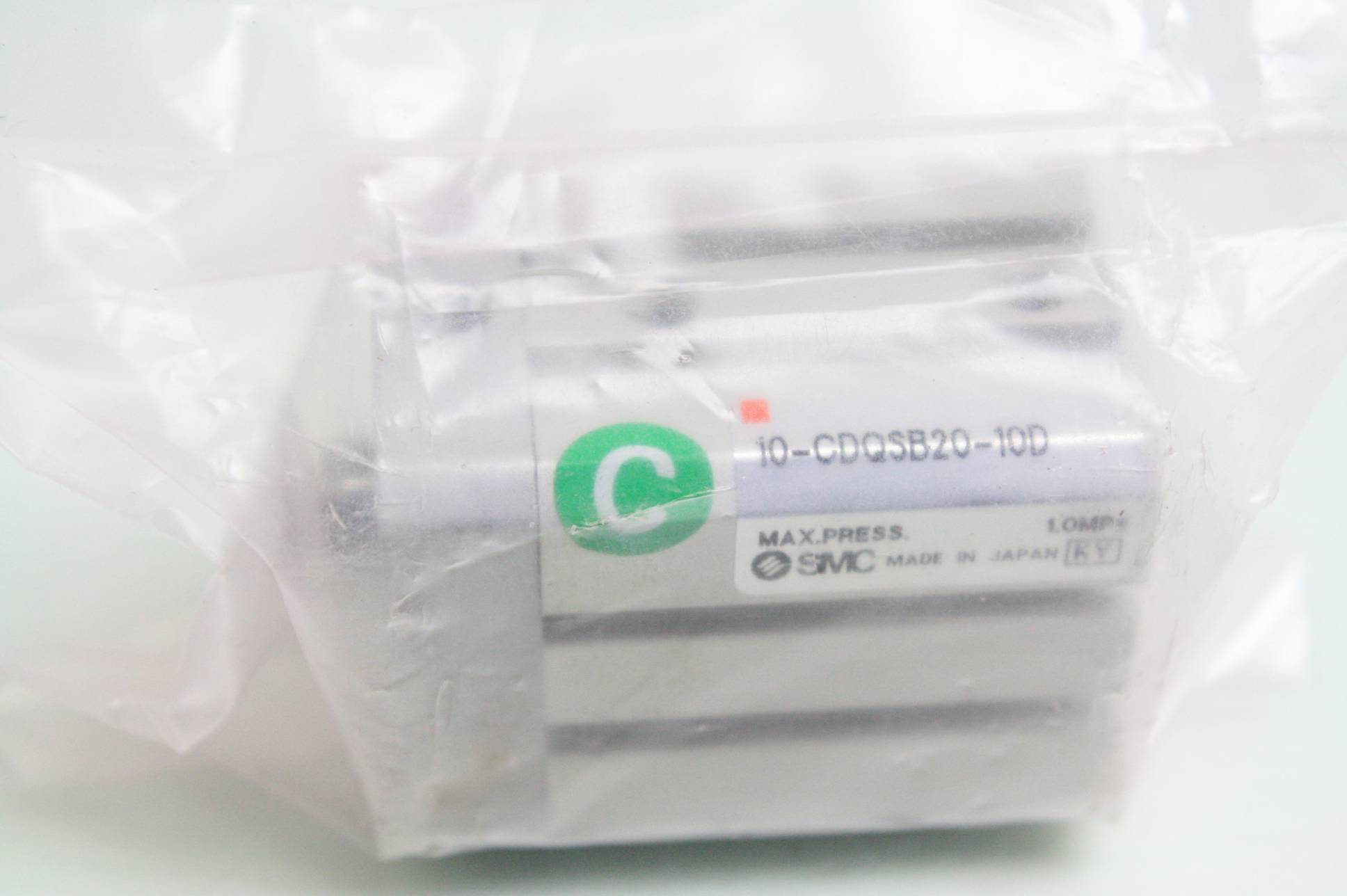 New SMC 10-CDQSB20-10D CQS Clean Room Air Cylinder 20mm Bore x 10mm Stroke - New - Image 7