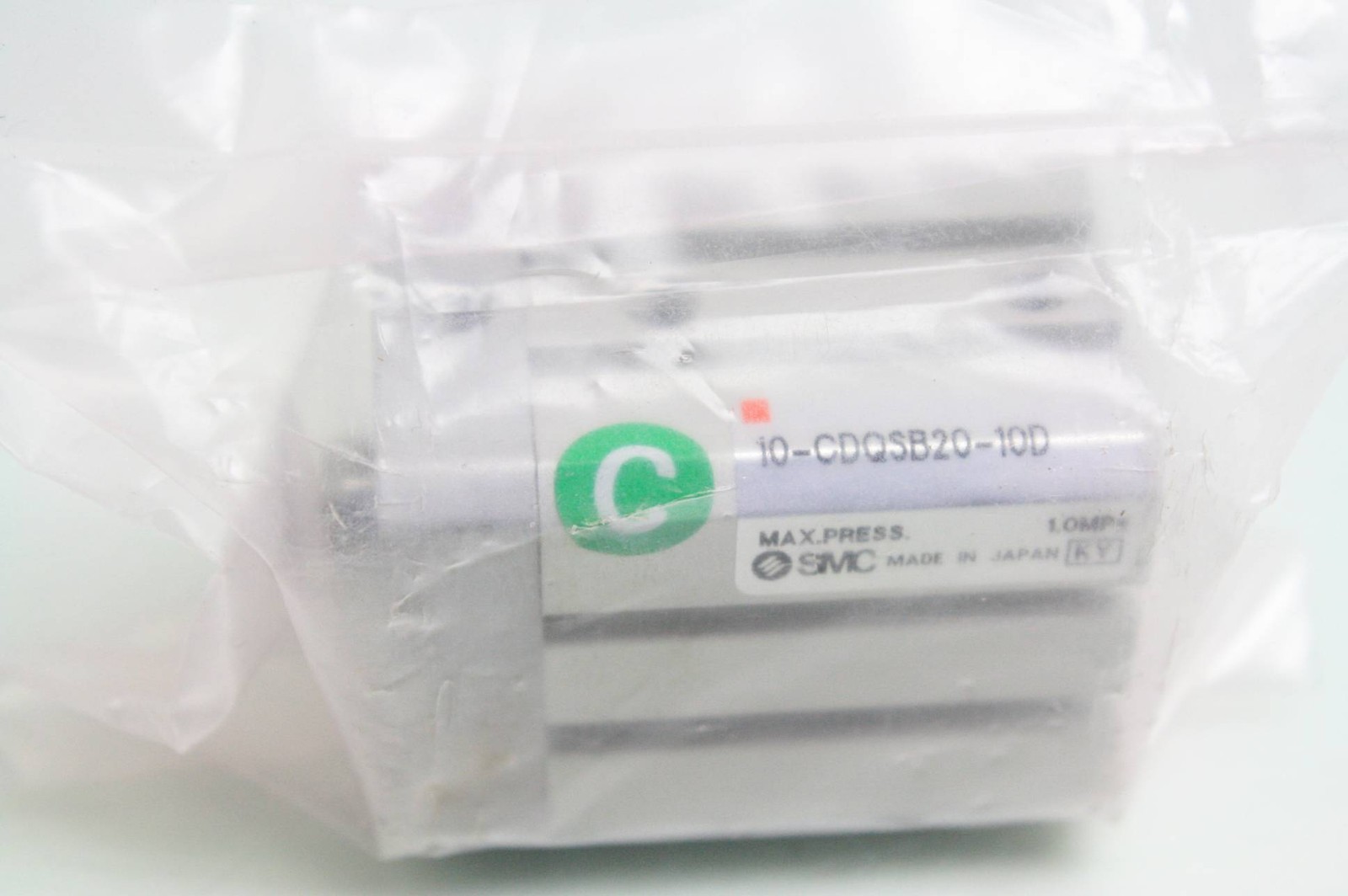 New SMC 10-CDQSB20-10D CQS Clean Room Air Cylinder 20mm Bore x 10mm Stroke - New
