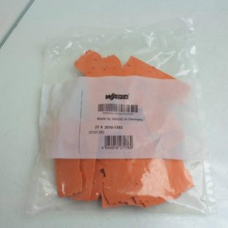 New Wago 2010-1392 End Plate / Orange / 1mm Thick - New
