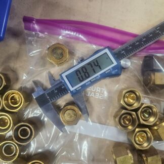 (Qty 38) Swagelok B-810-P 1/2" Swagelok Tube Fitting Cap - New