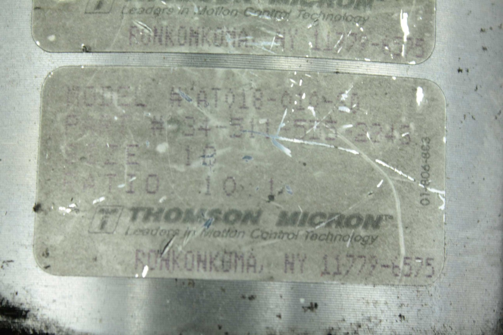 Reliance 1326AB-B720E-21 Servo Motor Thomson AT018-010-SO 10:1 Gear Reducer - Used - Image 11