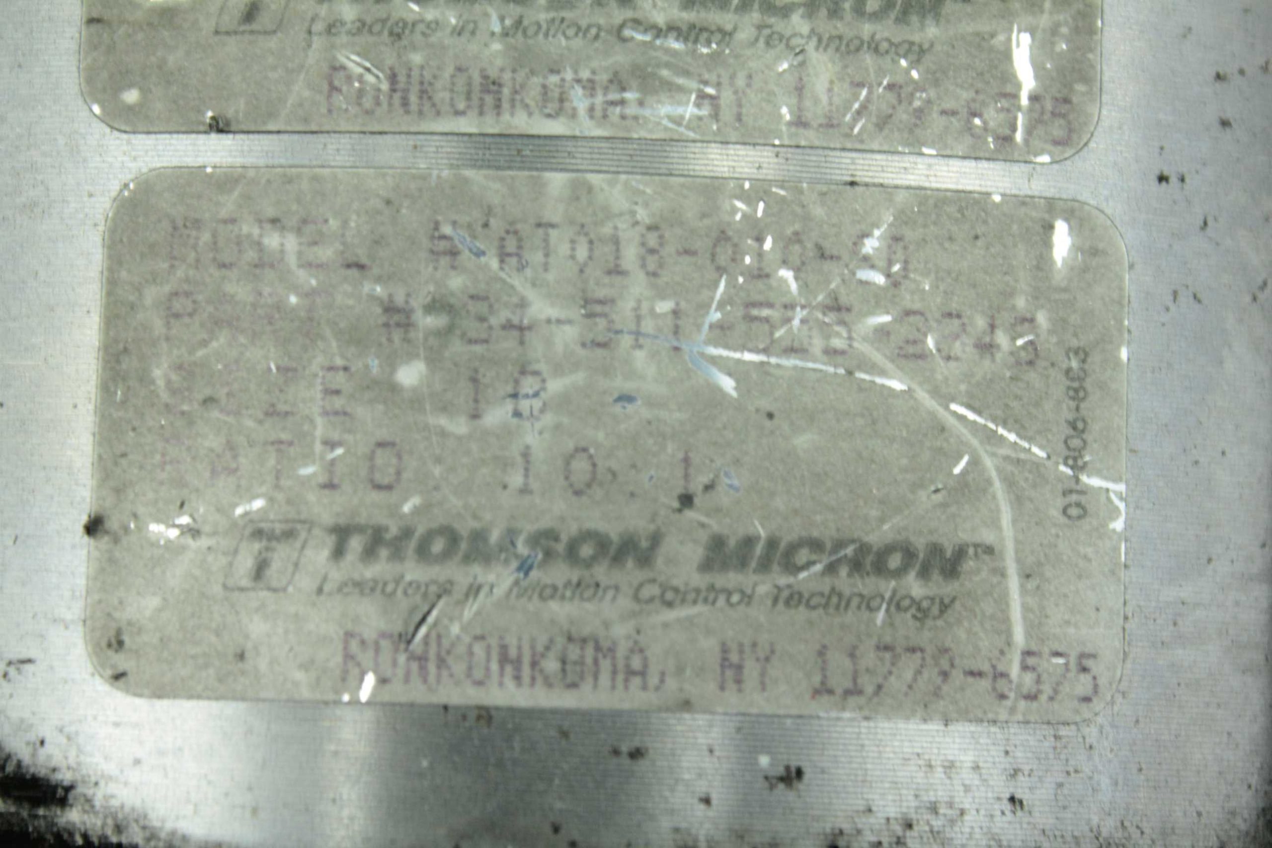 Reliance 1326AB-B720E-21 Servo Motor Thomson AT018-010-SO 10:1 Gear Reducer - Used - Image 23