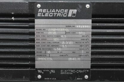Reliance Electric 1326AB-B530E-21 / Servo Motor / 3200RPM / Torque: 18.0Nm - Used - Image 28