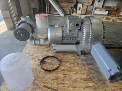 Republic HRC1502 Regenerative Blower Vacuum 38.9 HP 3-Ph 771 CFM 230/460V 4" NPT - Used - Image 3