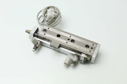 SMC MXQR8-50C-X11 Dual Rod Air Cylinder Slide Table 8mm Bore x 50mm Stroke - Used - Image 18
