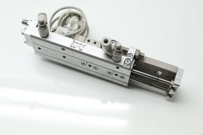 SMC MXQR8-50C-X11 Dual Rod Air Cylinder Slide Table 8mm Bore x 50mm Stroke - Used - Image 20