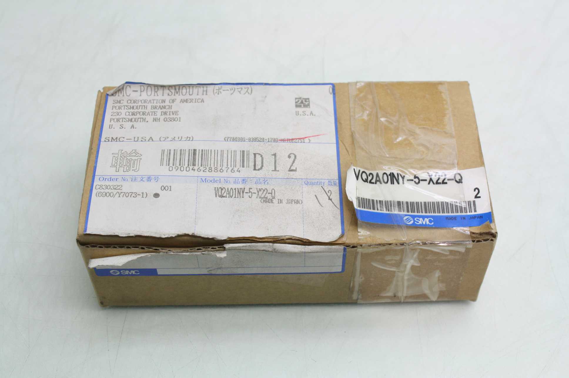 SMC VQ2A01NY-5-X22-Q Manifold Mount Solenoid Valve 24V DC 4 Position Dual 3 Port - New - Image 6
