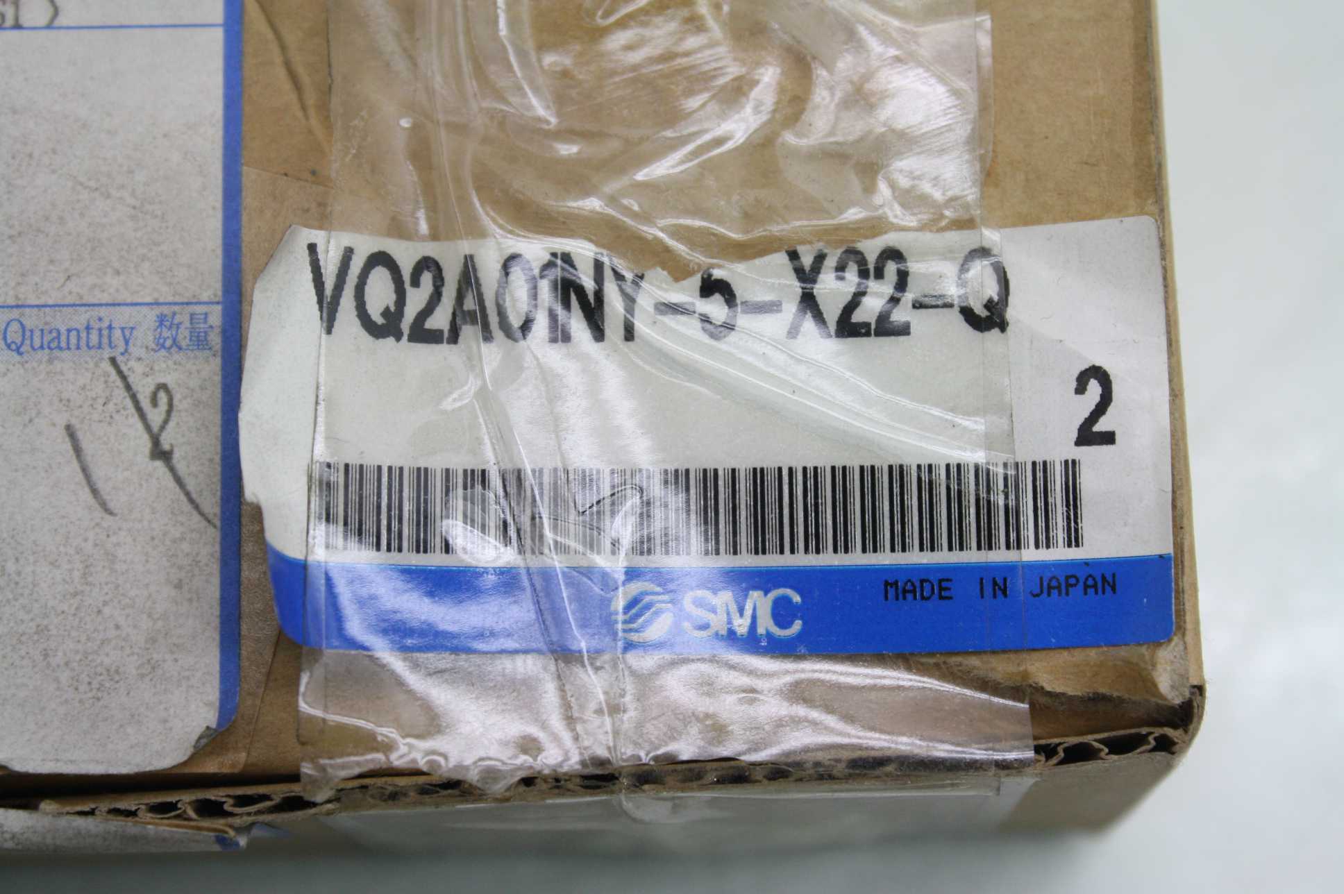 SMC VQ2A01NY-5-X22-Q Manifold Mount Solenoid Valve 24V DC 4 Position Dual 3 Port - New - Image 8