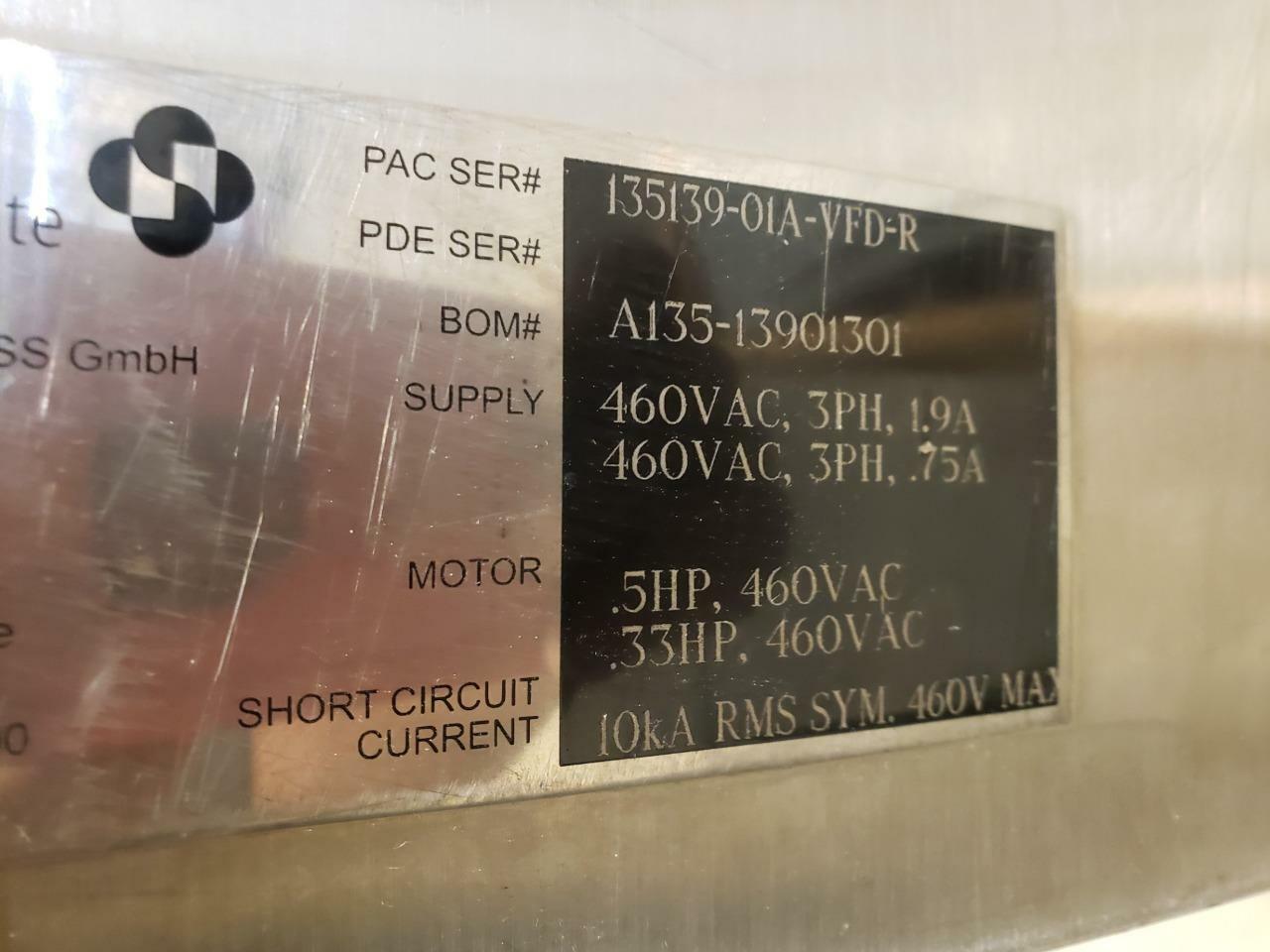 Schenck AccuRate Feeder Control Enclosure A135-13901301 Hoffman CSD202012SS - Used - Image 4