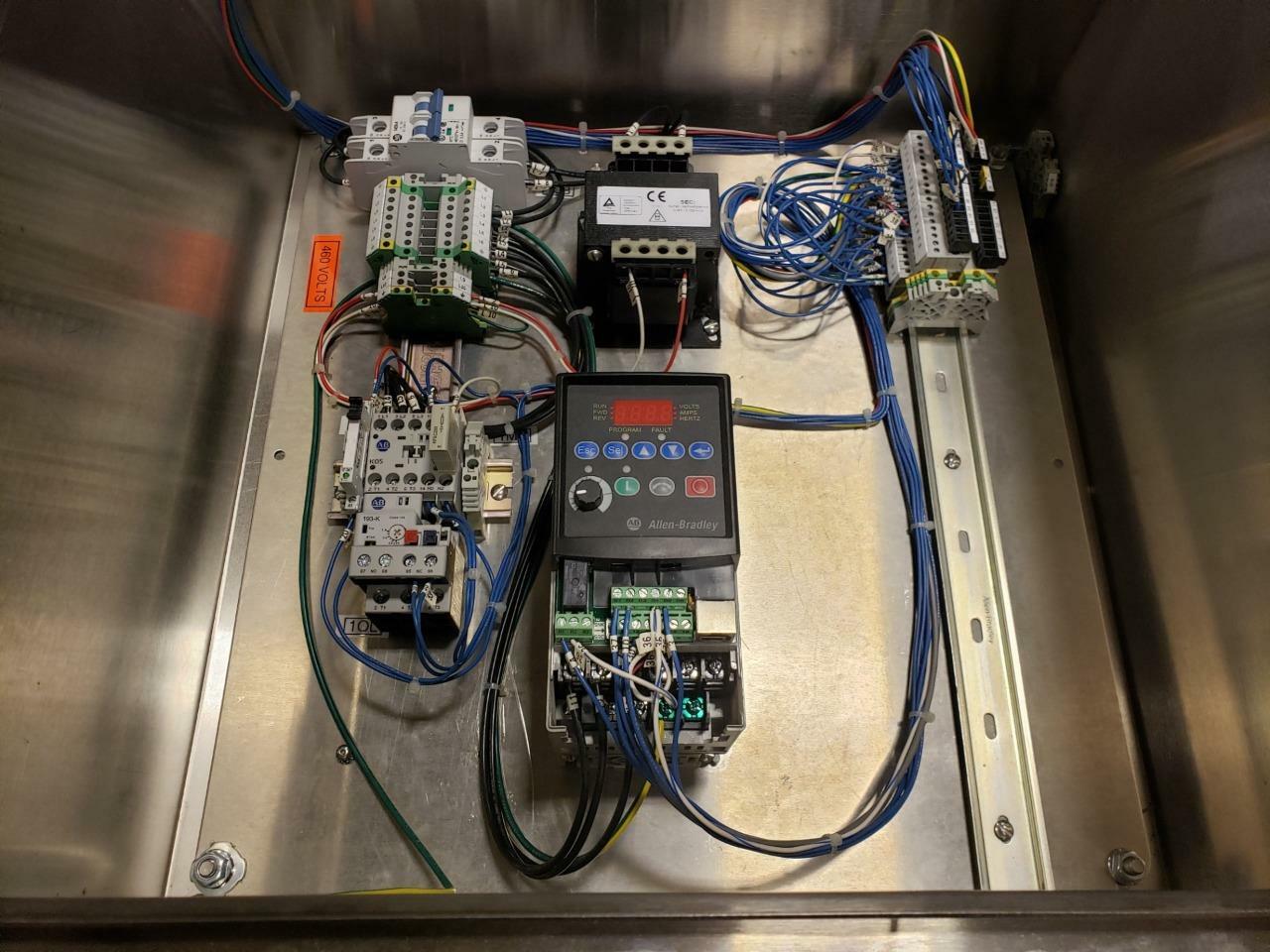 Schenck AccuRate Feeder Control Enclosure A135-13901301 Hoffman CSD202012SS - Used - Image 5