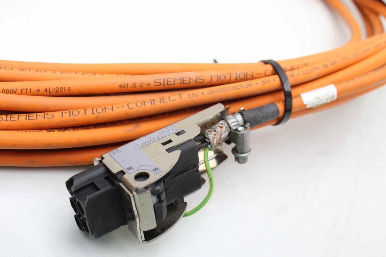 Siemens 6fx5002-5cs01-1af0 Sinamics Motion Connect Servo Power Cable 5m for sale online 