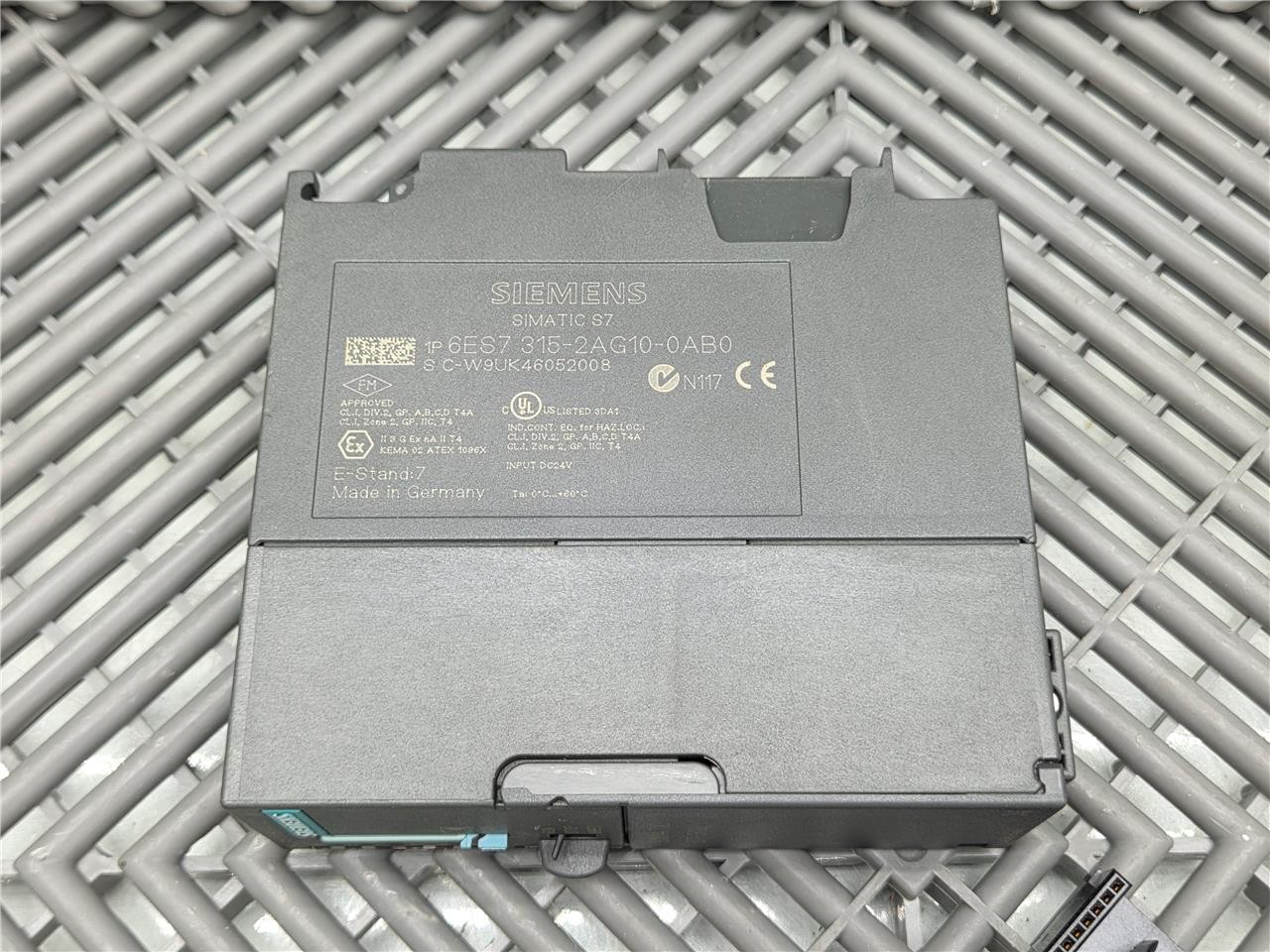 Siemens Simatic 6ES7 315-2AG10-0AB0 Central Processing Unit PLC Module - Used - Image 4