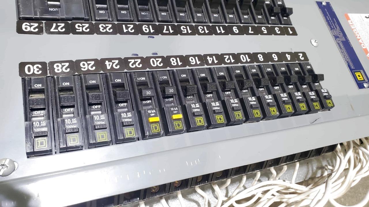 Square D NQOD 225A Main Lug Panelboard 3P/4W 208Y/120 w/ Main Breaker Add-On - Used - Image 16