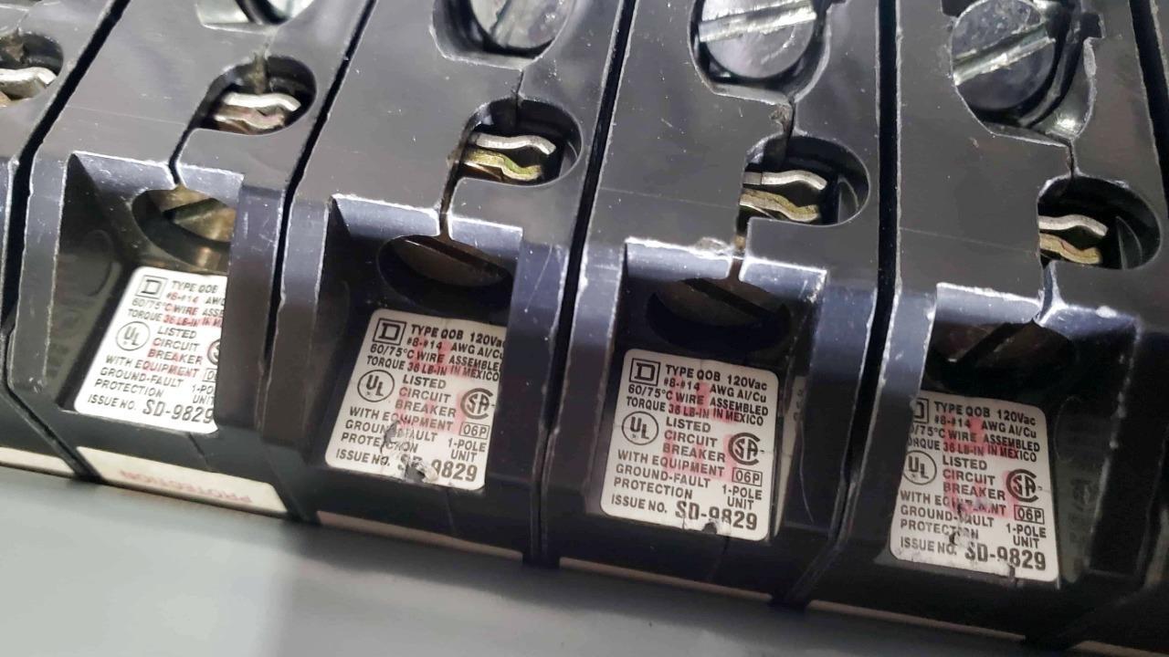 Square D NQOD 225A Main Lug Panelboard 3P/4W 208Y/120 w/ Main Breaker Add-On - Used - Image 6