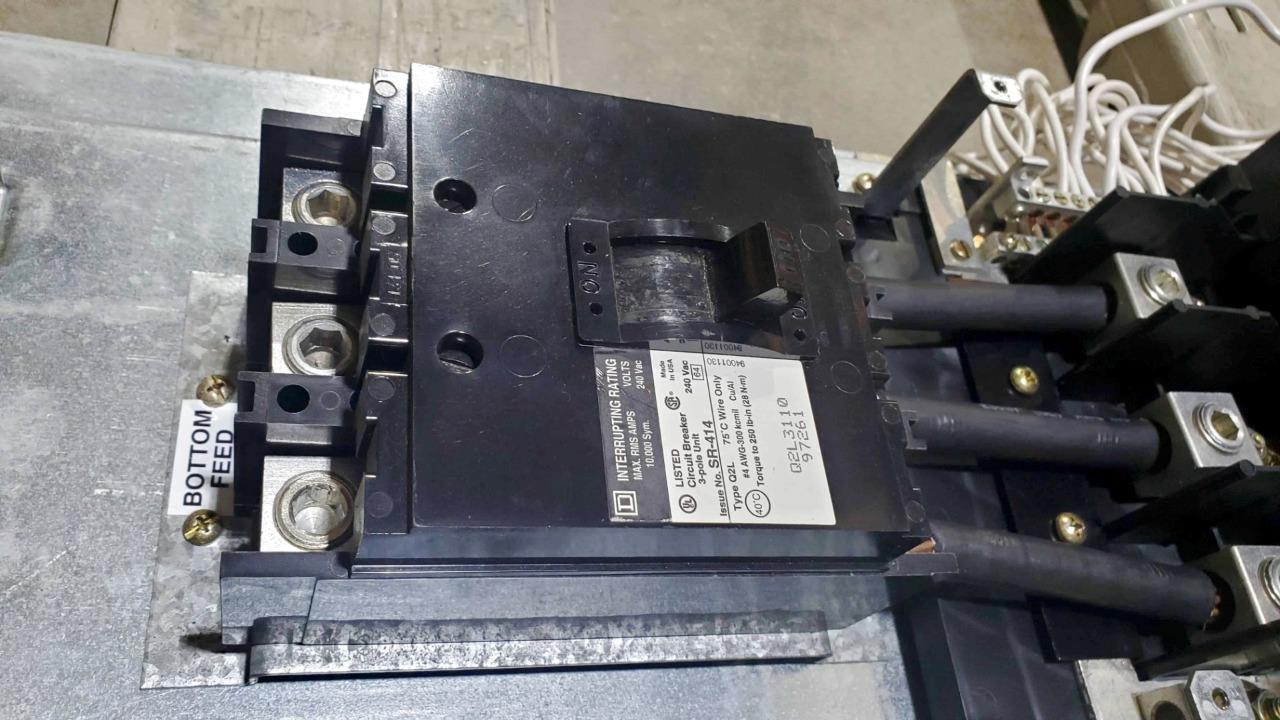 Square D NQOD 225A Main Lug Panelboard 3P/4W 208Y/120 w/ Main Breaker Add-On - Used - Image 9