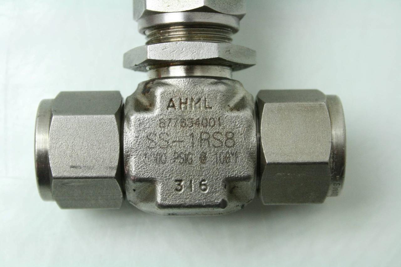 Swagelok SS-1RS8 Integral Bonnet Needle Valve 1/2" Tube Fitting 316 Stainless - Used - Image 10