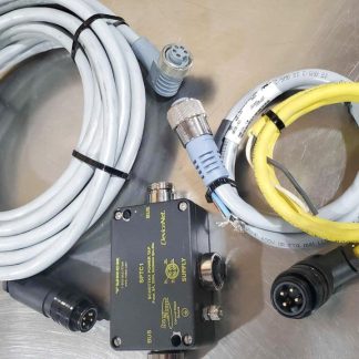 Turck SPTC1 Power Tap DeviceNet w/ U0133-134, U5452-588 Bus Stop Cables - Used