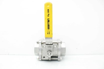 Warren CF8M Fig 1030 Ball Valve - Used - Motion Constrained Surplus