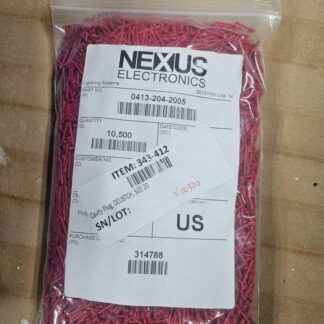 (10,500) New TE Connectivity Deutsch 0413-204-2005 Cavity Plug Red Size 20 - New