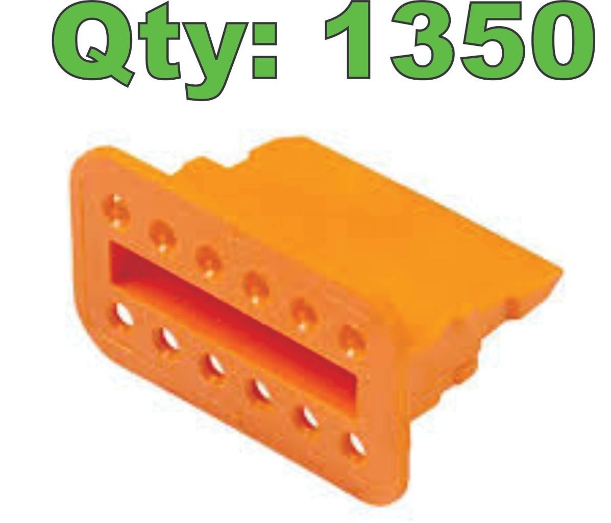 (1300) New TE Connectivity / Deutsch W12S DT Wedgelock Female 12 Position - New