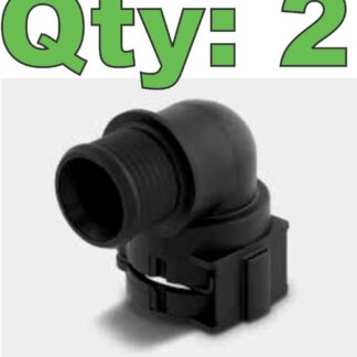 (2) Normaquick PS3 0702-8004-012 NW12 90° Coolant Hose Connector - New