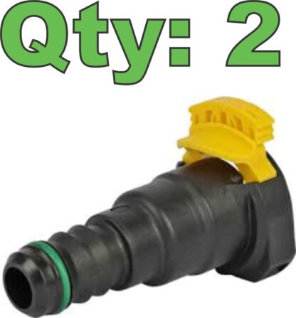(2) Parker A614C56-55-05 Quick Connect Hose Fittings SAE J2044 Female 1/2" Hose - New - Image 11