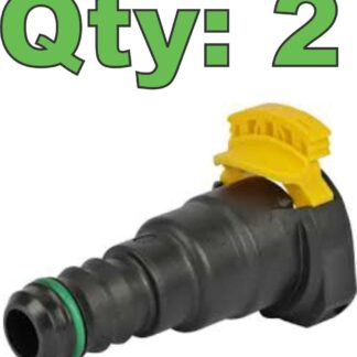 (2) Parker A614C56-55-05 Quick Connect Hose Fittings SAE J2044 Female 1/2" Hose - New