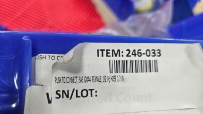 (2) Parker A614C56-55-05 Quick Connect Hose Fittings SAE J2044 Female 1/2" Hose - New - Image 9