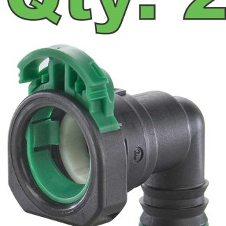 (2) Parker A624A58-55-04 Quick Connect Hose Fittings SAE J2044 Female 1/2" Hose - New