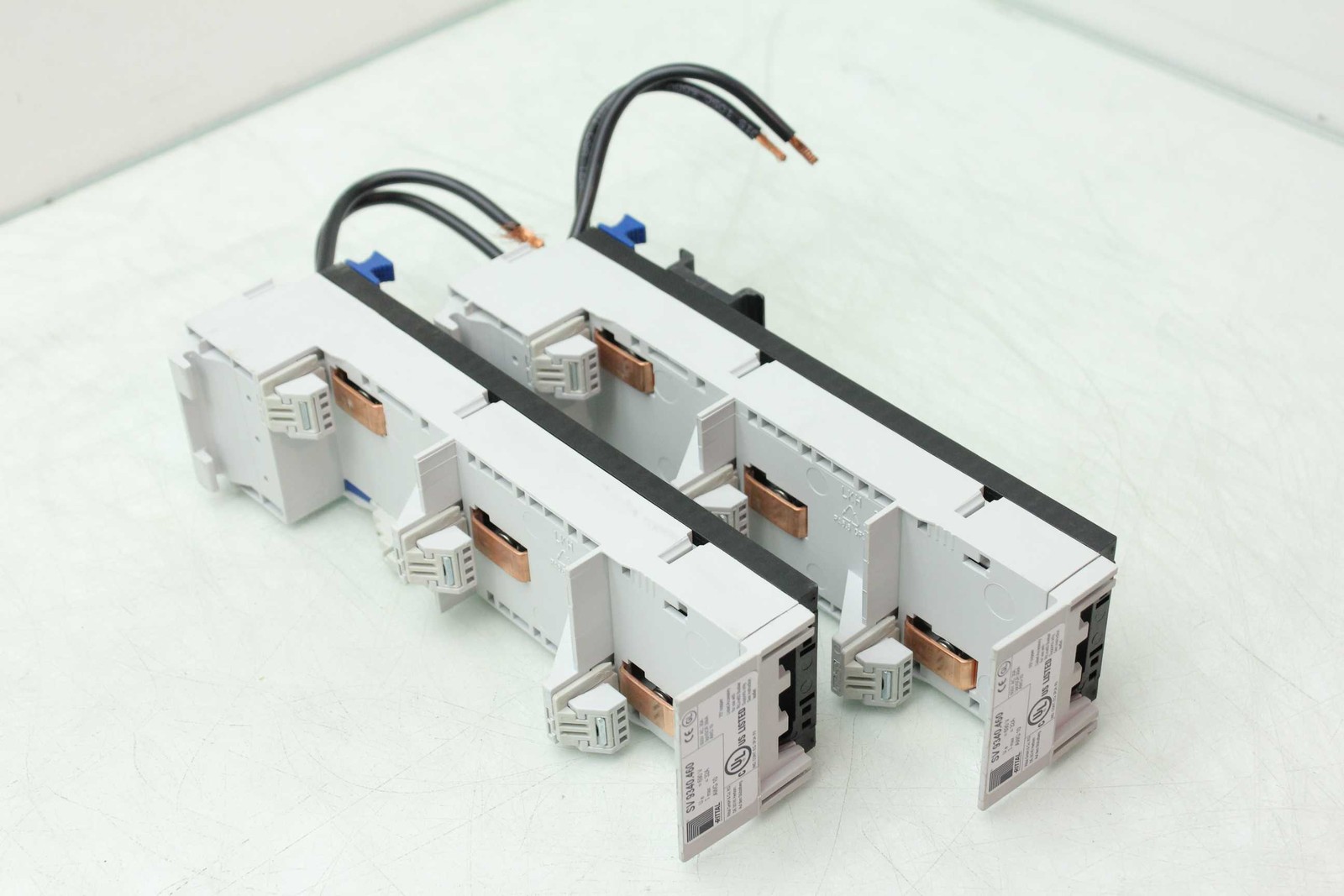 2 Rittal SV 9340.460 OM Adapters with Connection Cables / 32A / 3 Pole / 600V - Used