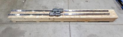 2 THK SHS45 Series Caged Ball LM Guides w/ THK Rails 2670mm 2 Blocks per Rail - New other (see details)